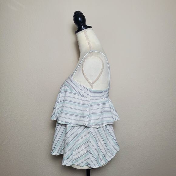 Abound Tiered Striped Top Small - Picture 2 of 7